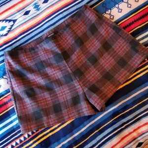 Super Cute Plaid High Waisted Shorts